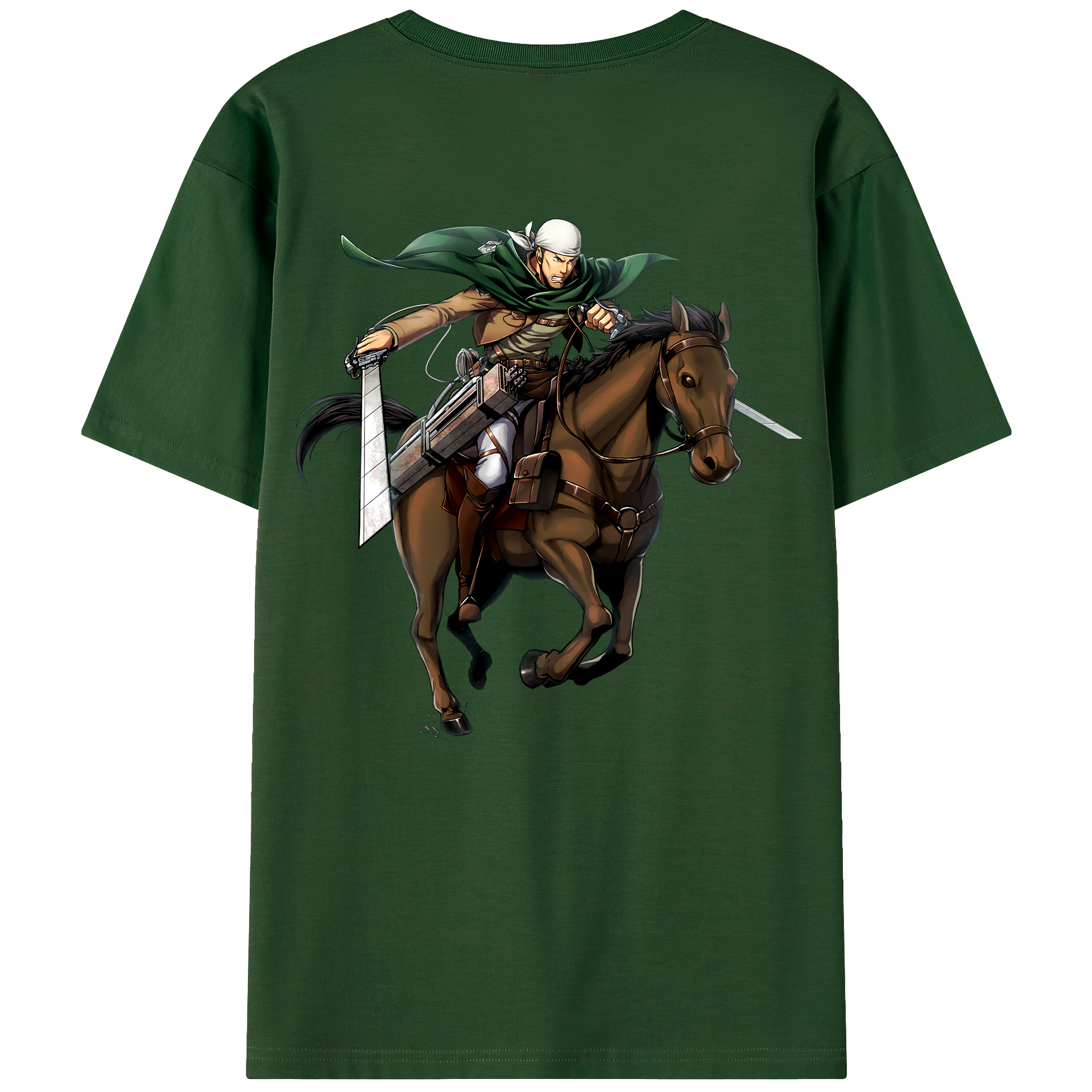 （画像用） 進撃の巨人 Attack on Titan 綿100％半袖Tシャツ（背面プリント）